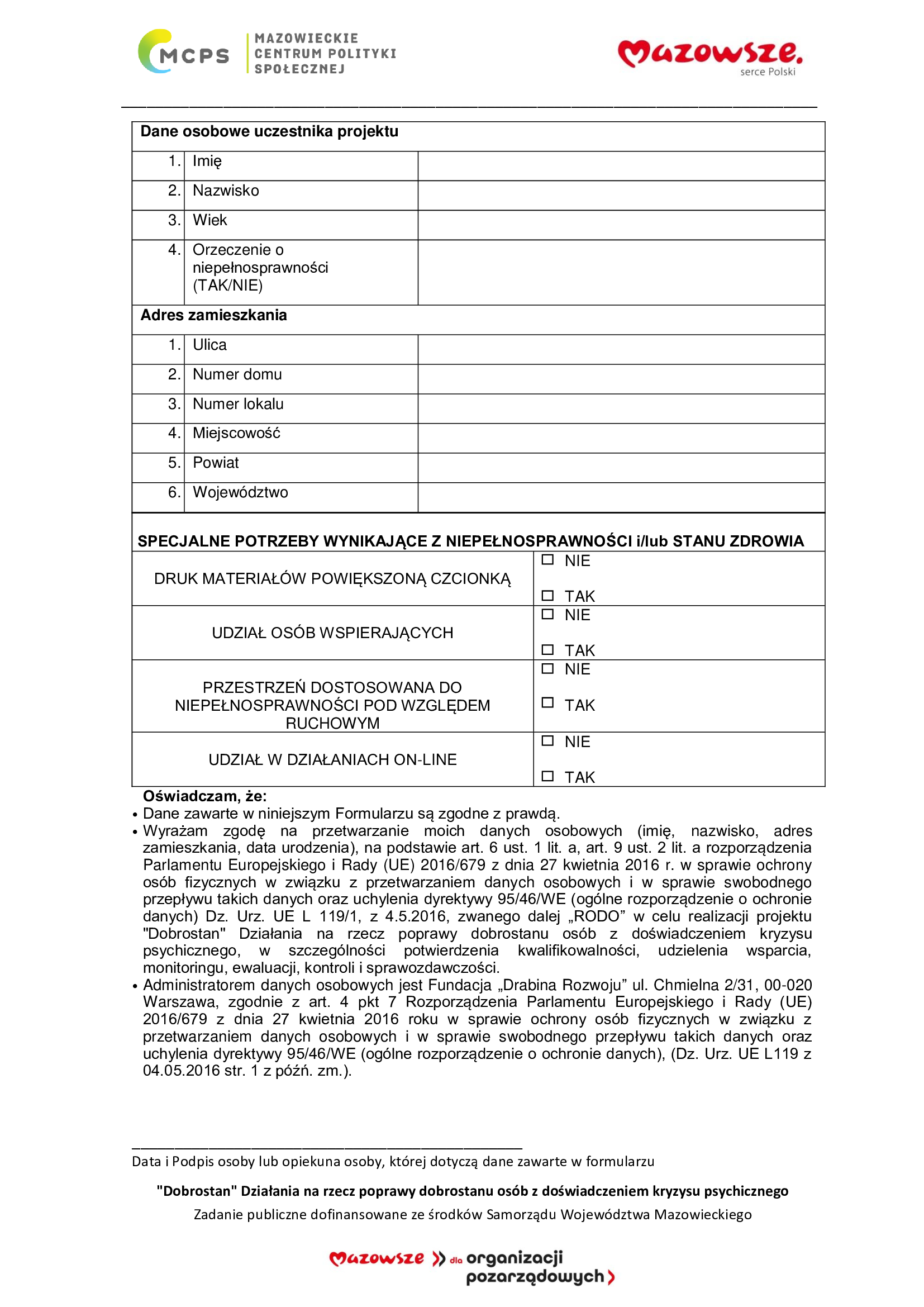 Karta osobowa