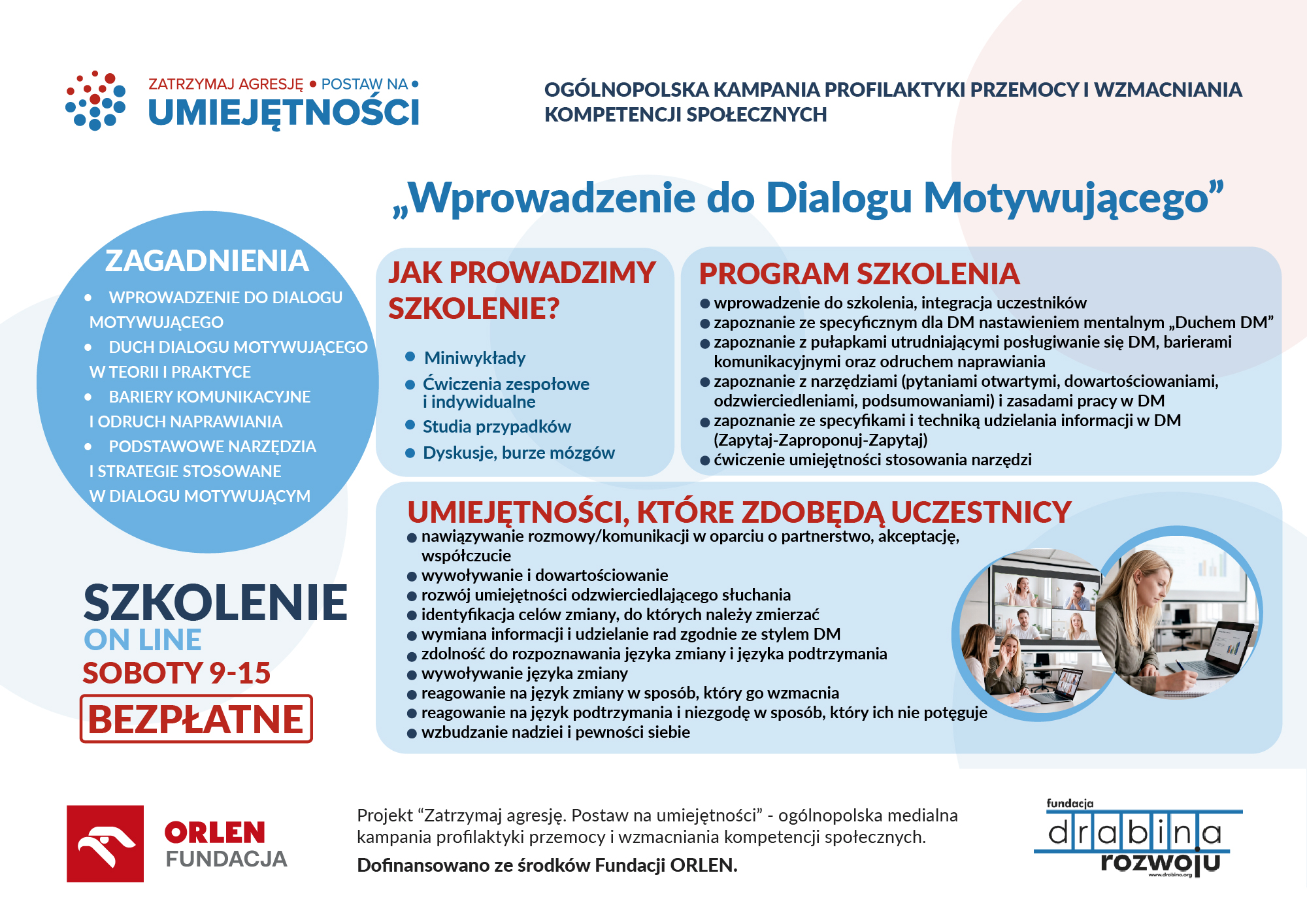 Opis szkolenia Dialog Motywujący